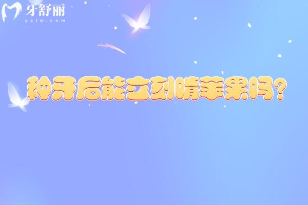 種牙后能立刻啃蘋果嗎？不能，分享關(guān)于種植牙承重能力的真相